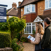 Alton Property Team for sale board outside a traditional home in Alton
